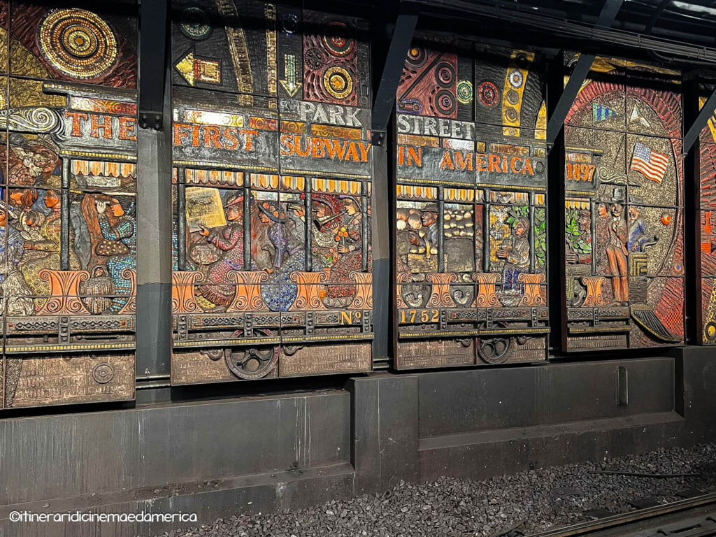 Location di Boston Blue: Park Street Station