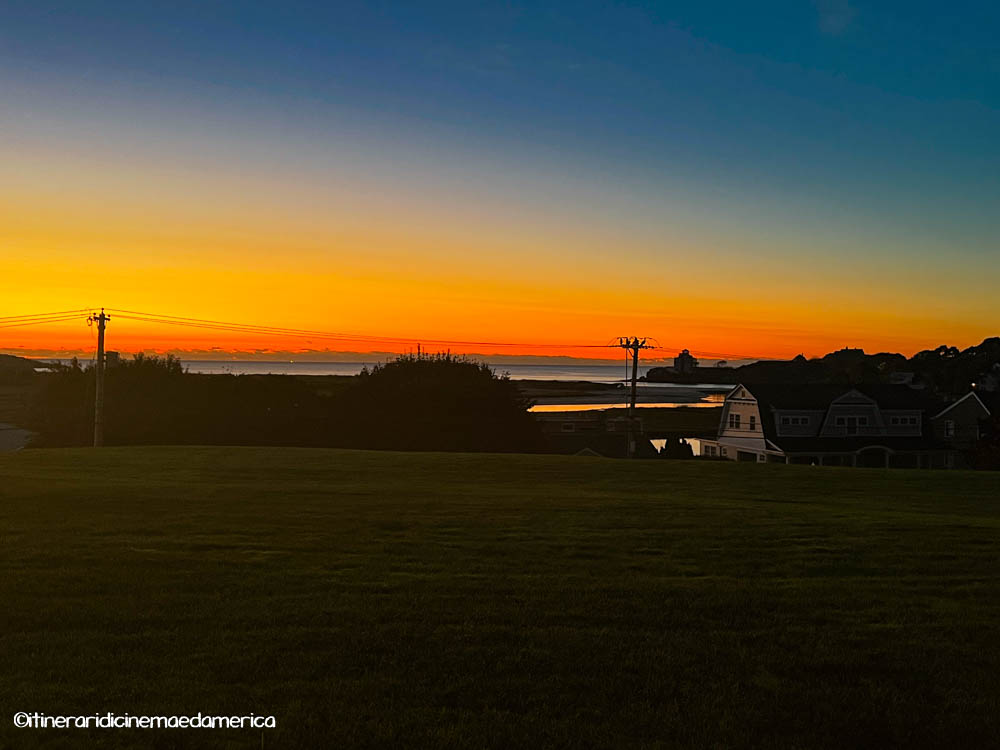 Dove dormire in New England: tramonto al The Vista