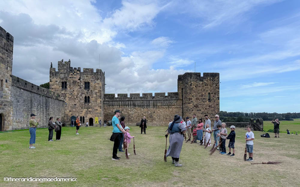 Alnwick Castle, lezioni di volo sulla scopa